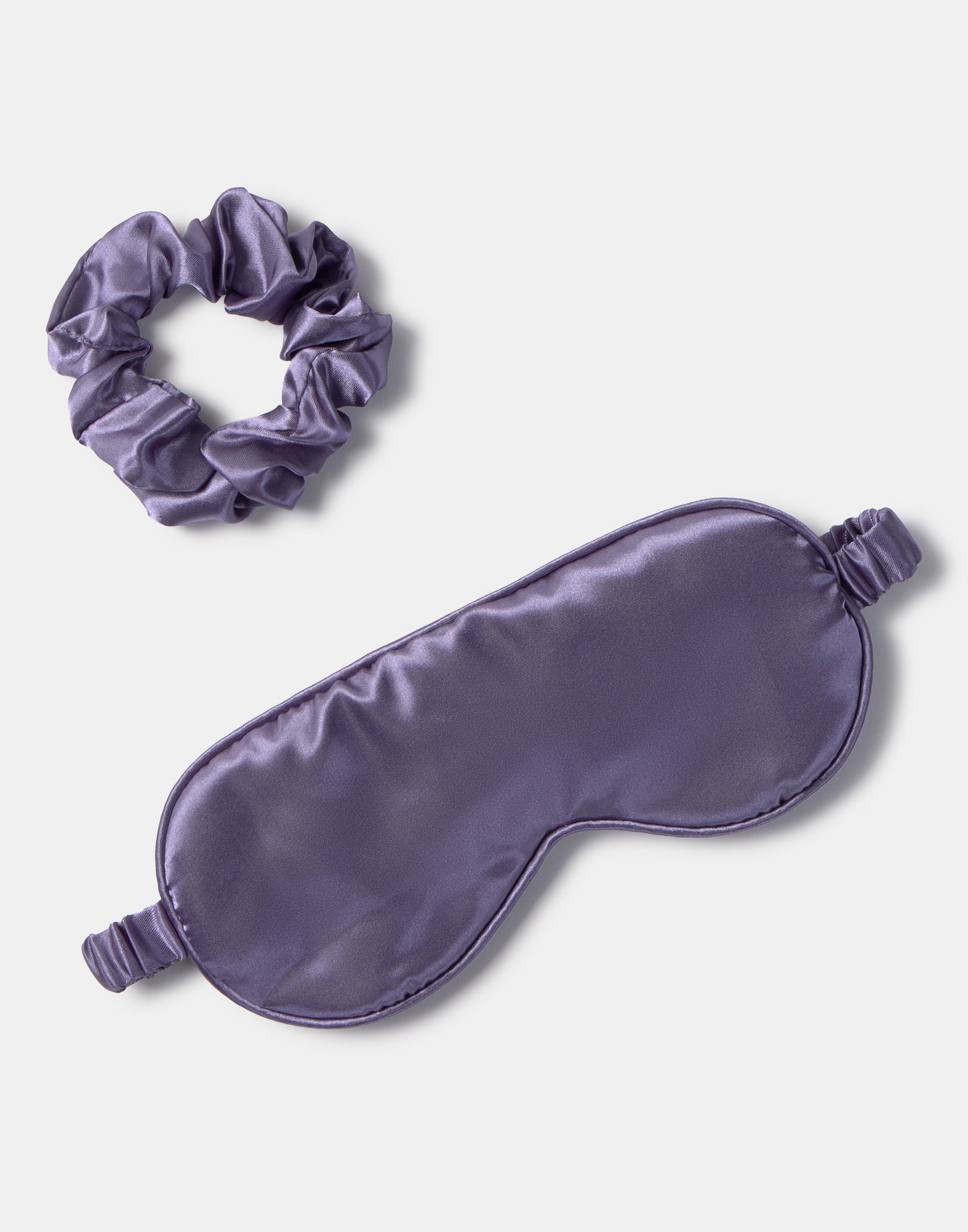 Eye mask with hair tie