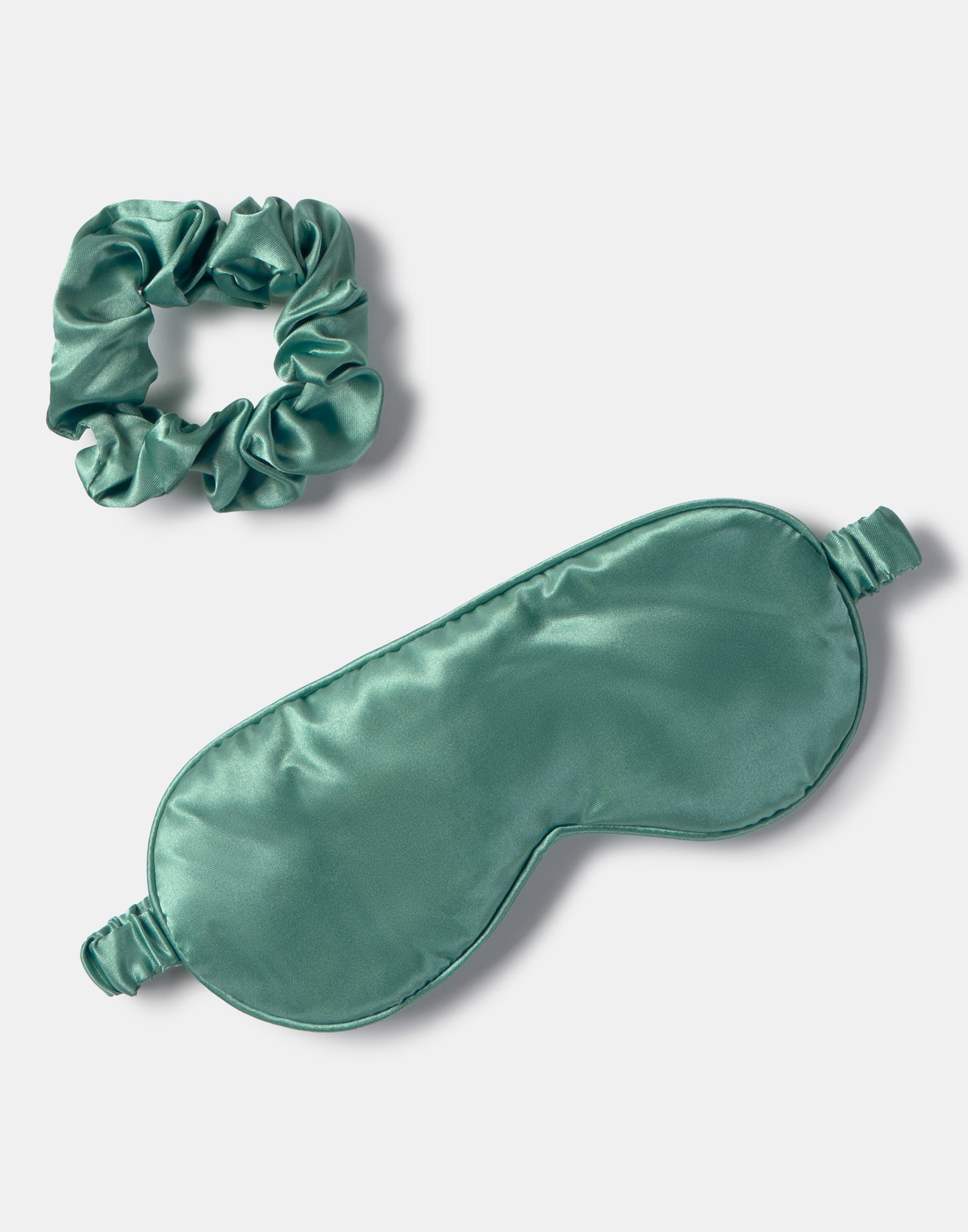 Eye mask with hair tie