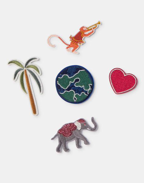 Set de 5 patchs India