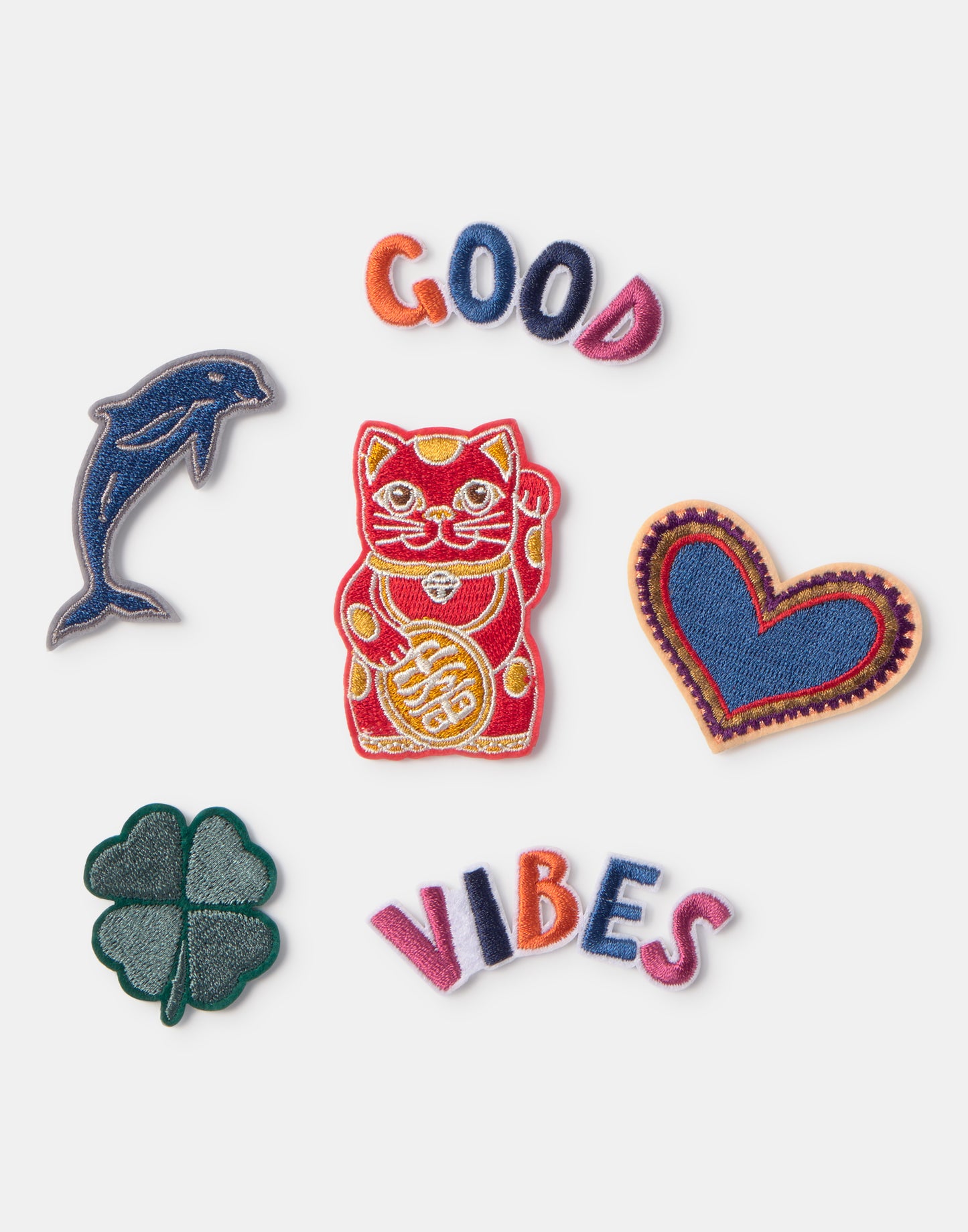 Set di 5 toppe Good Vibes