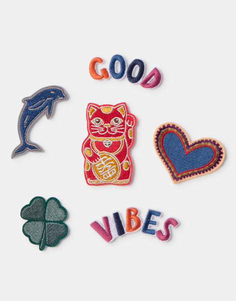 Set di 5 toppe Good Vibes