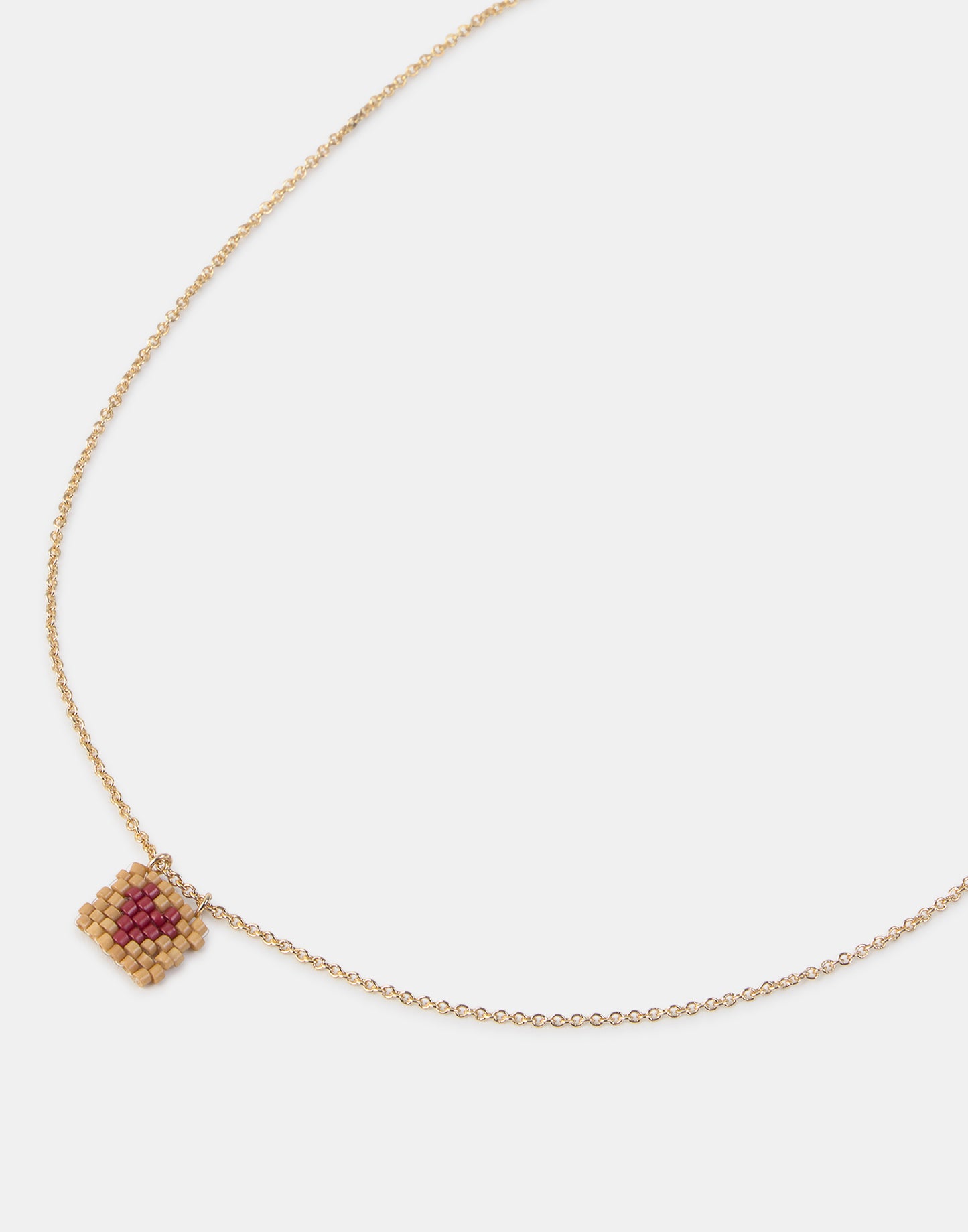 Collar corazón beads