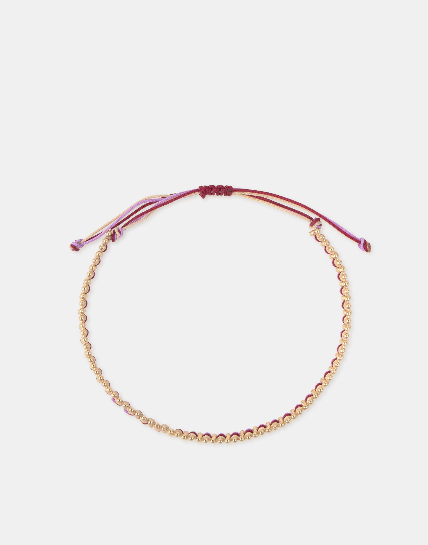 Bracciale fili dorato