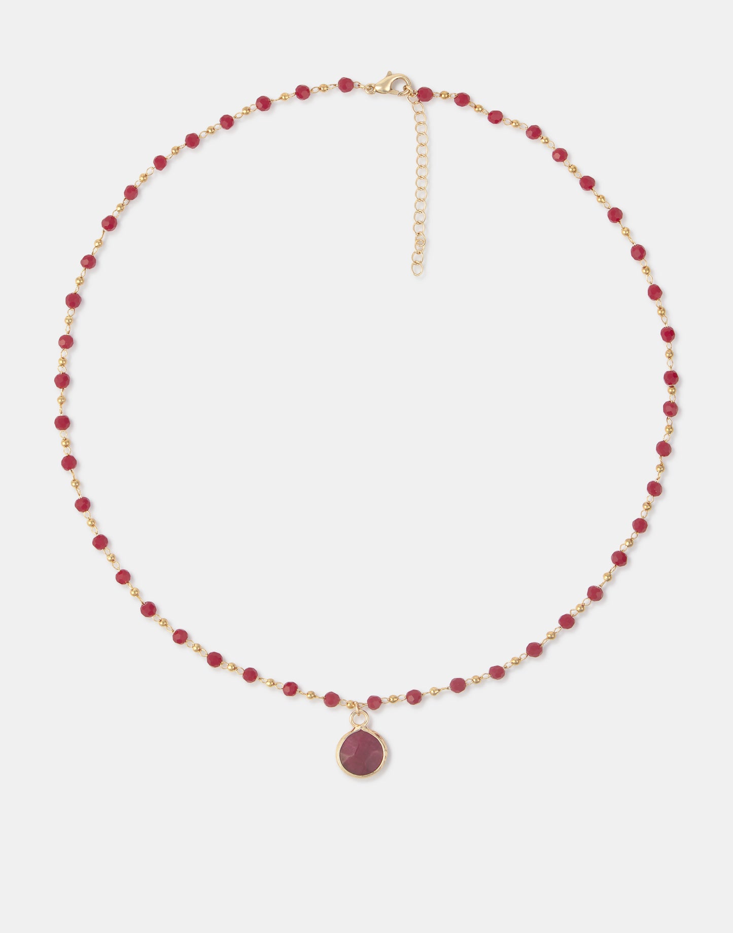 Collar bolitas charm