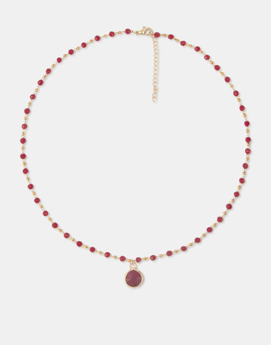 Collar bolitas charm