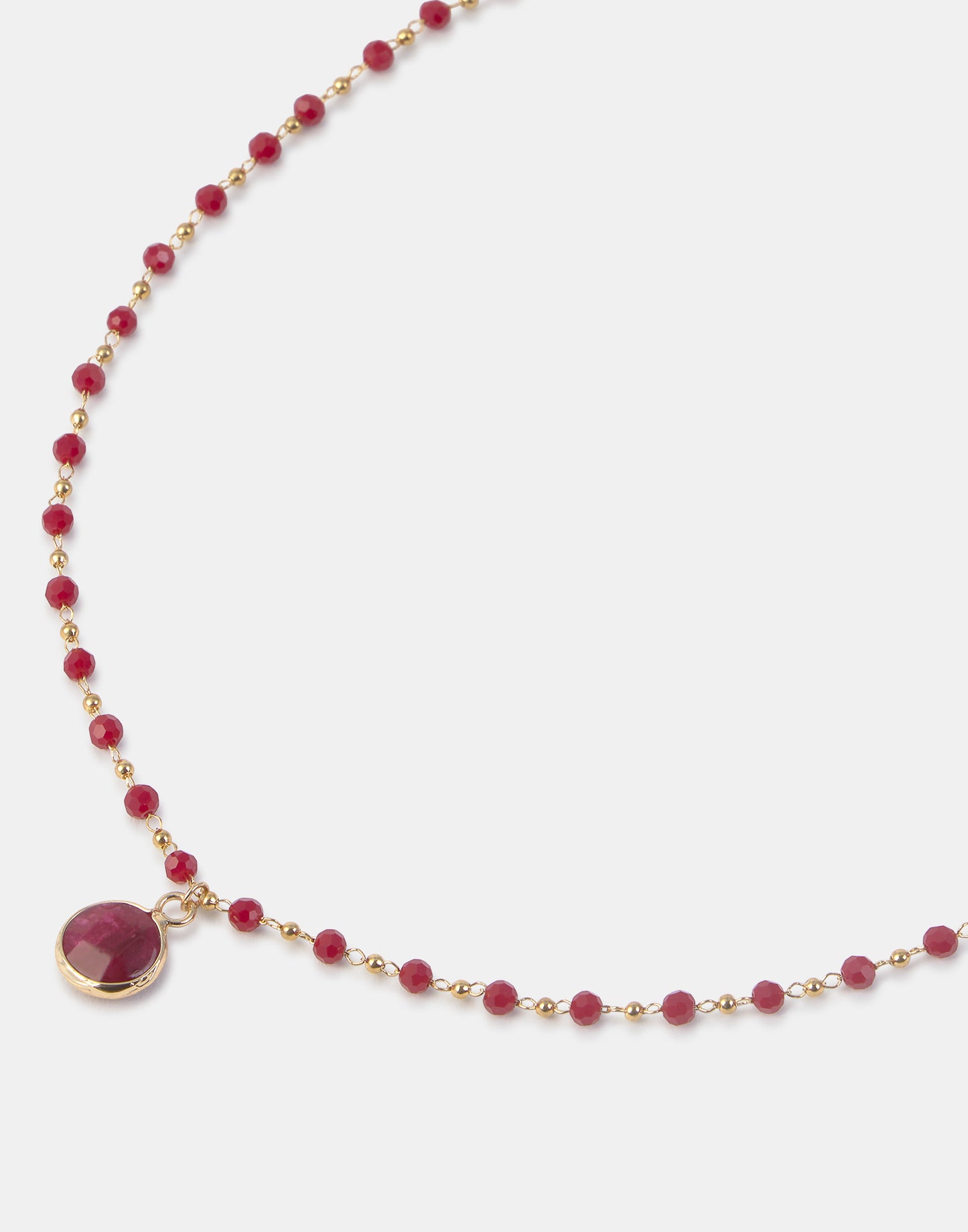 Collar bolitas charm