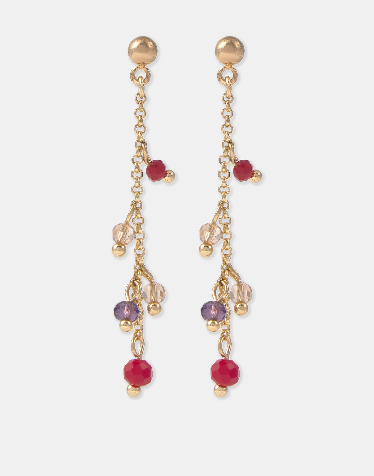 Long Beaded Earrings