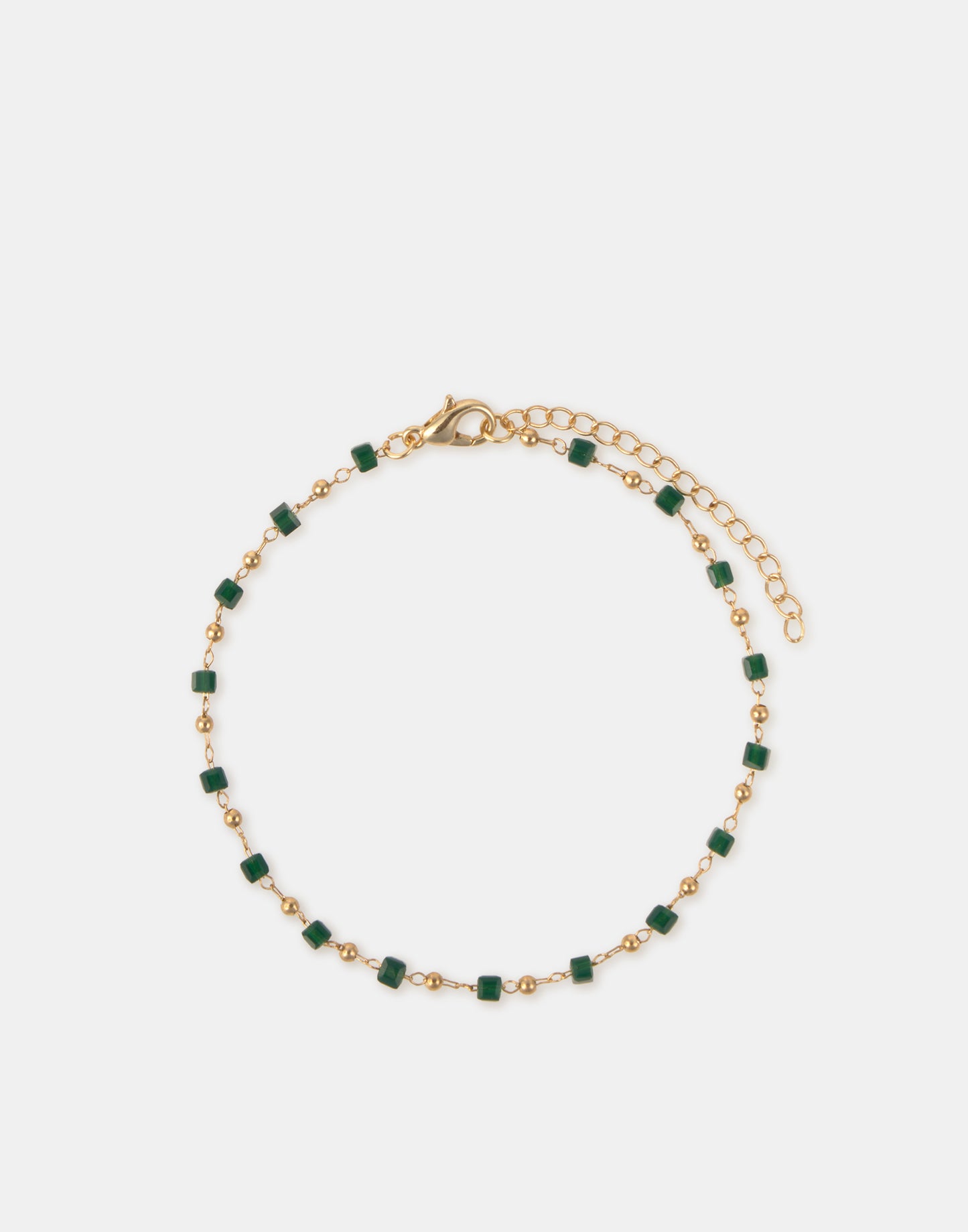 Pulsera cristales cuadrados