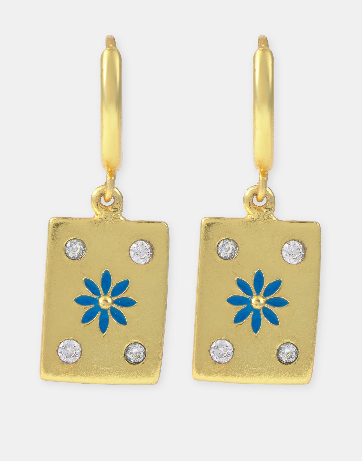 Orecchini fiore diamante