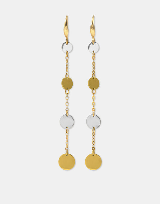 Orecchini lunghi cerchi