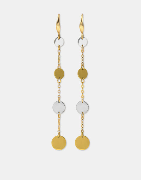 Orecchini lunghi cerchi