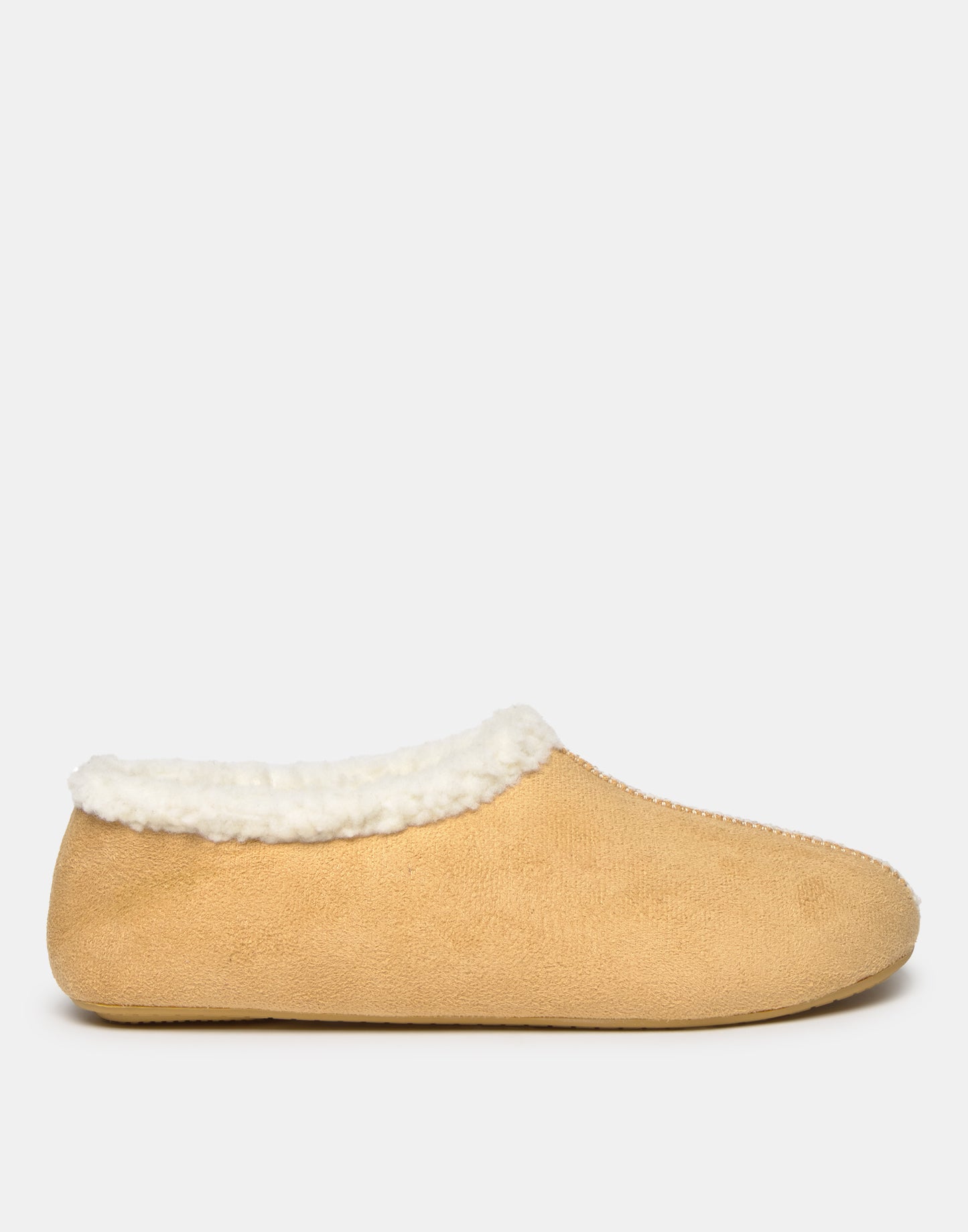 Chausson fermé effet cuir