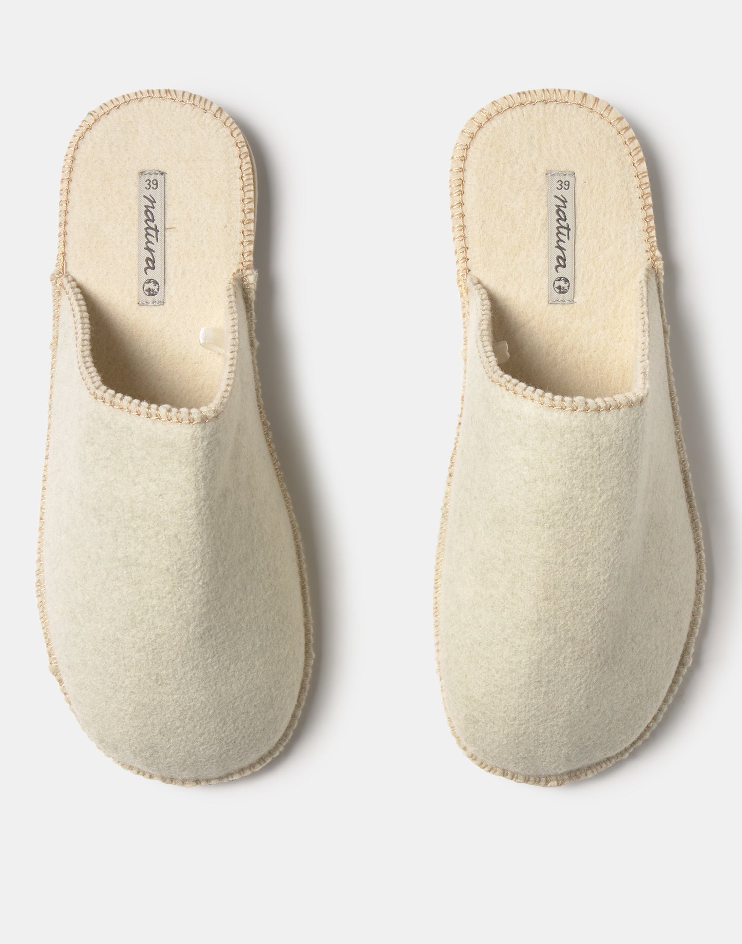 Chaussons ouverts en feutre