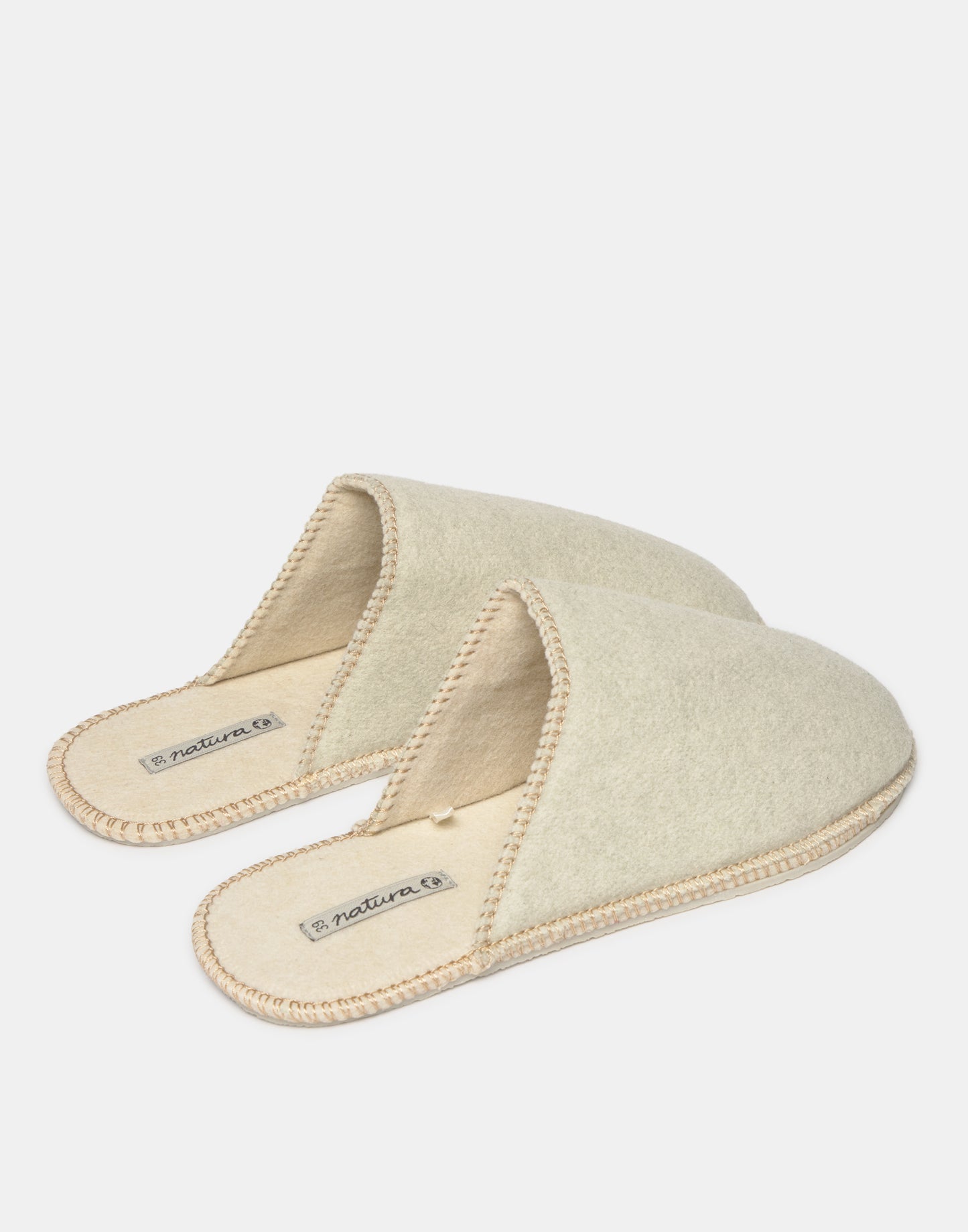 Chaussons ouverts en feutre