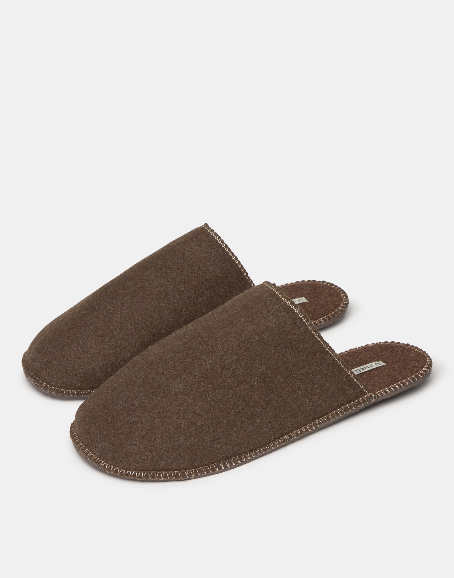 Pantofole aperte in feltro uomo