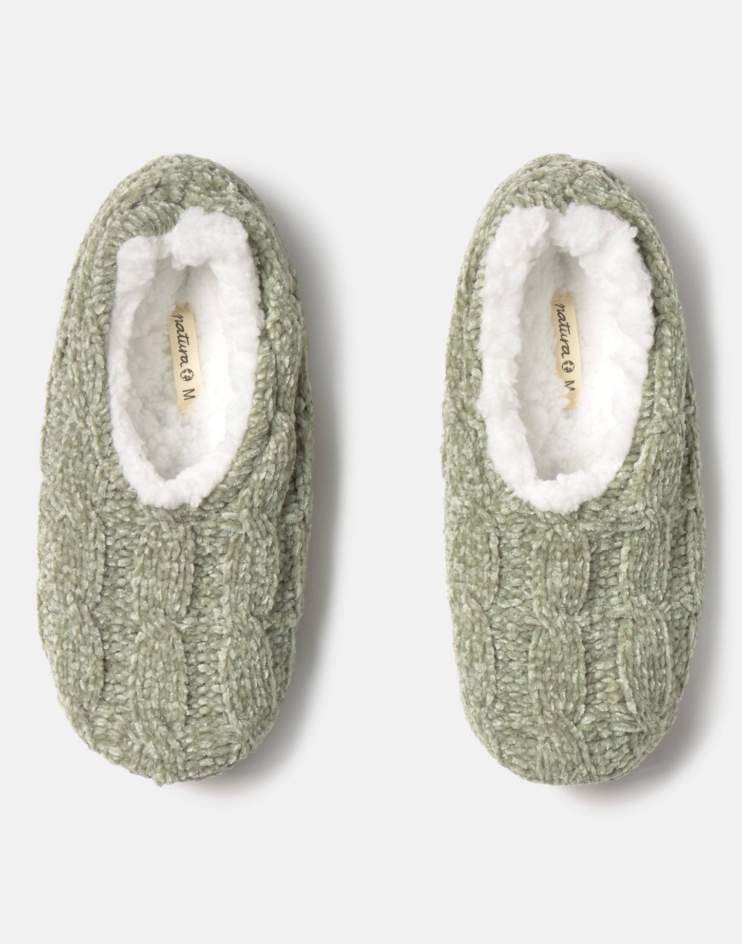 Zapatilla suela blanda chenilla