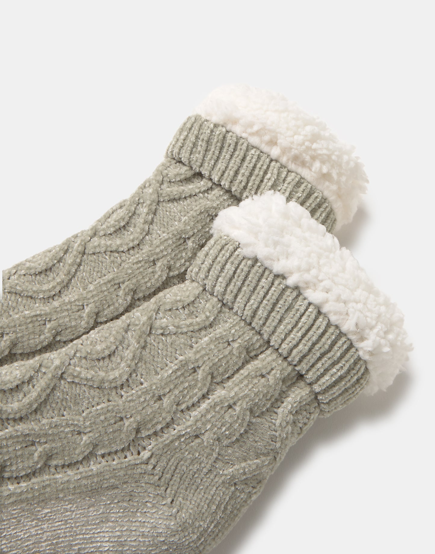 Chenille-Socken mit Fleece-Futter
