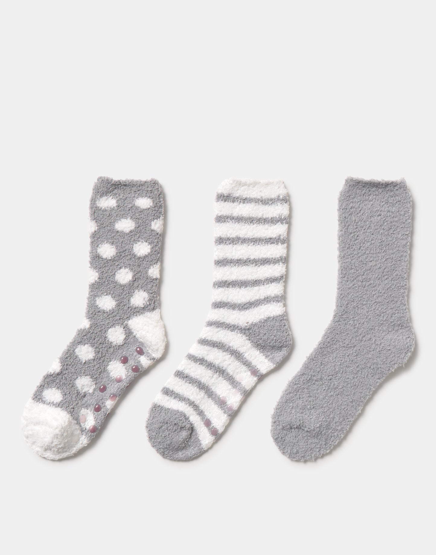 Set 3 calcetines fluffy fantasía