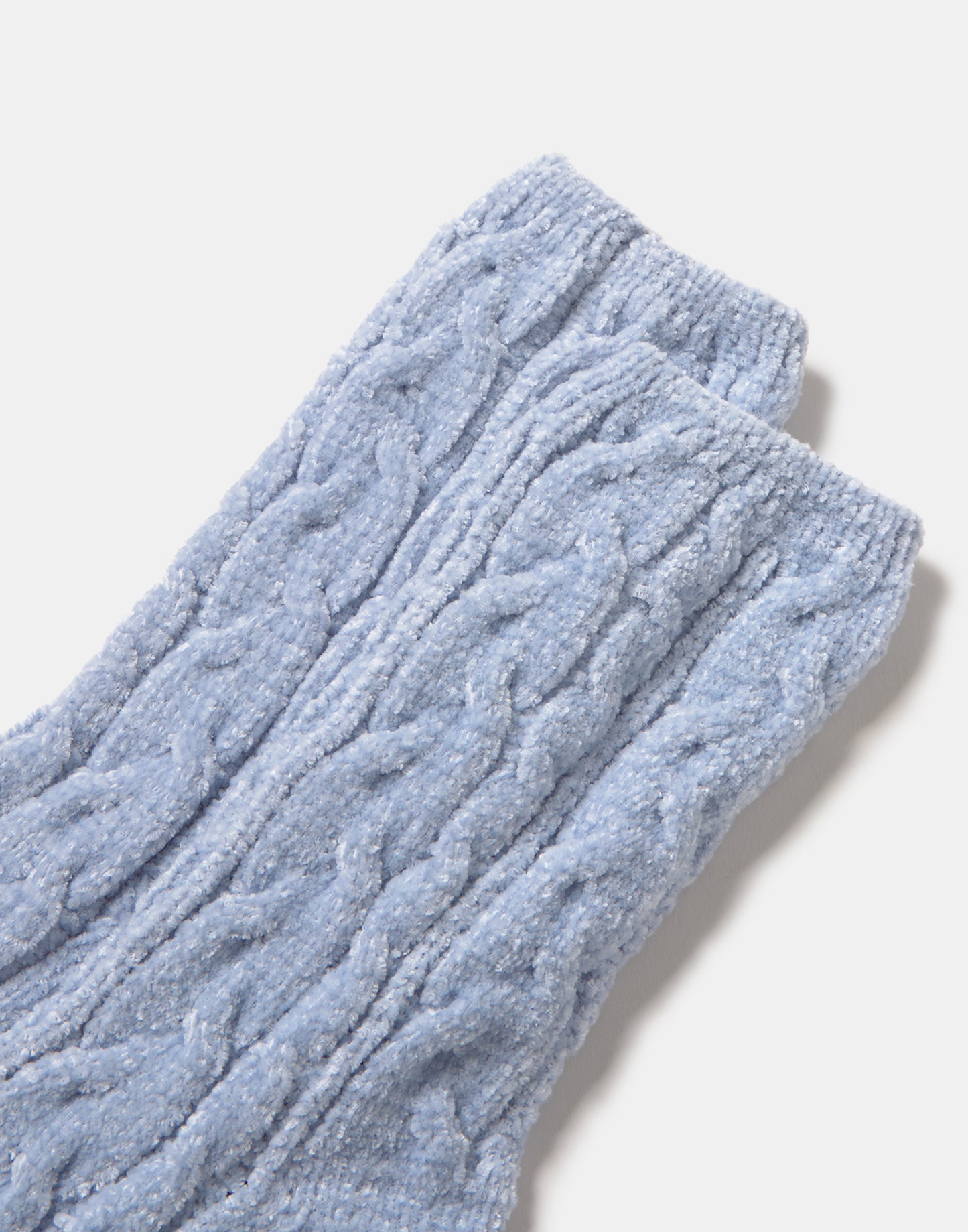 Calcetín trenza chenilla