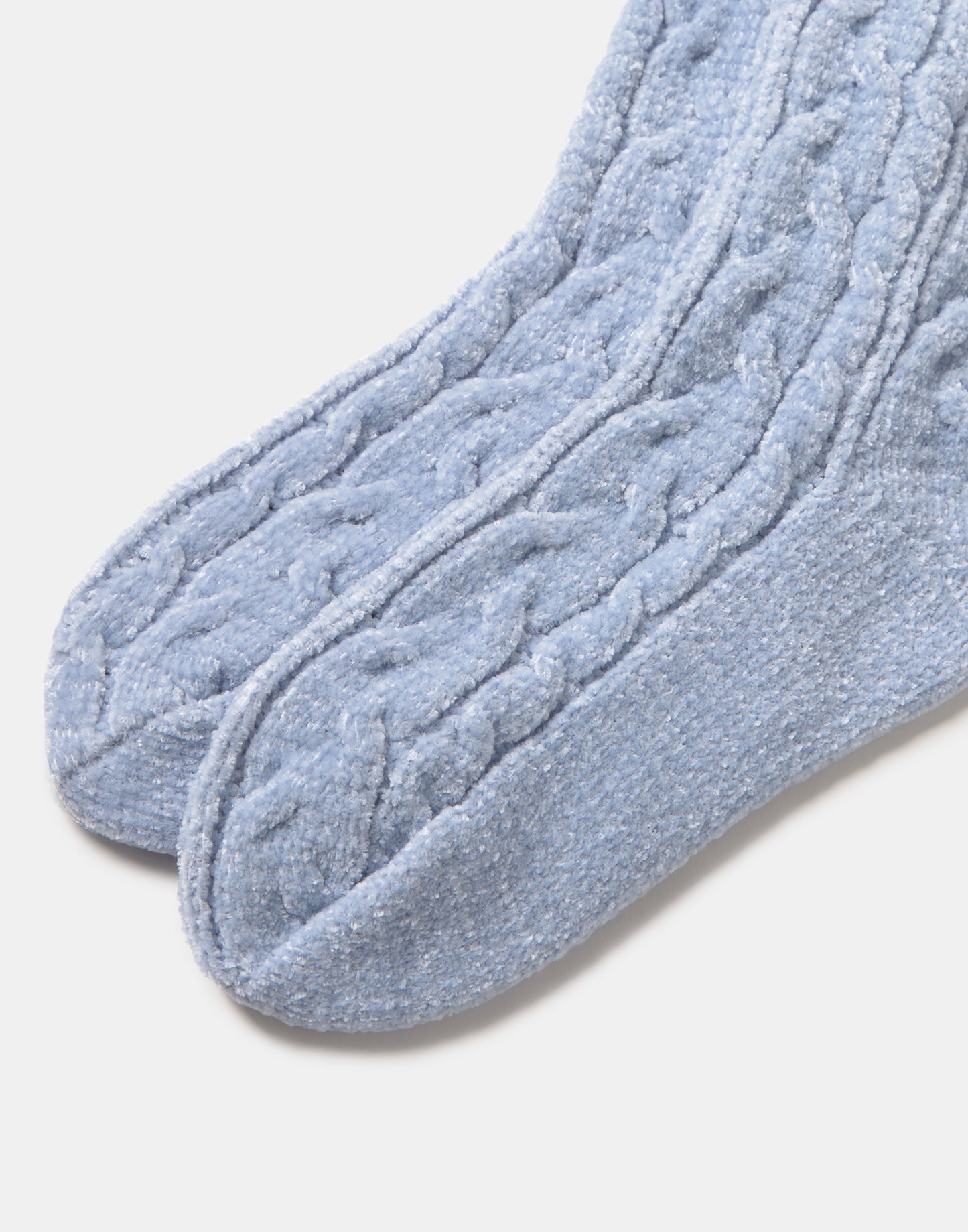 Calcetín trenza chenilla