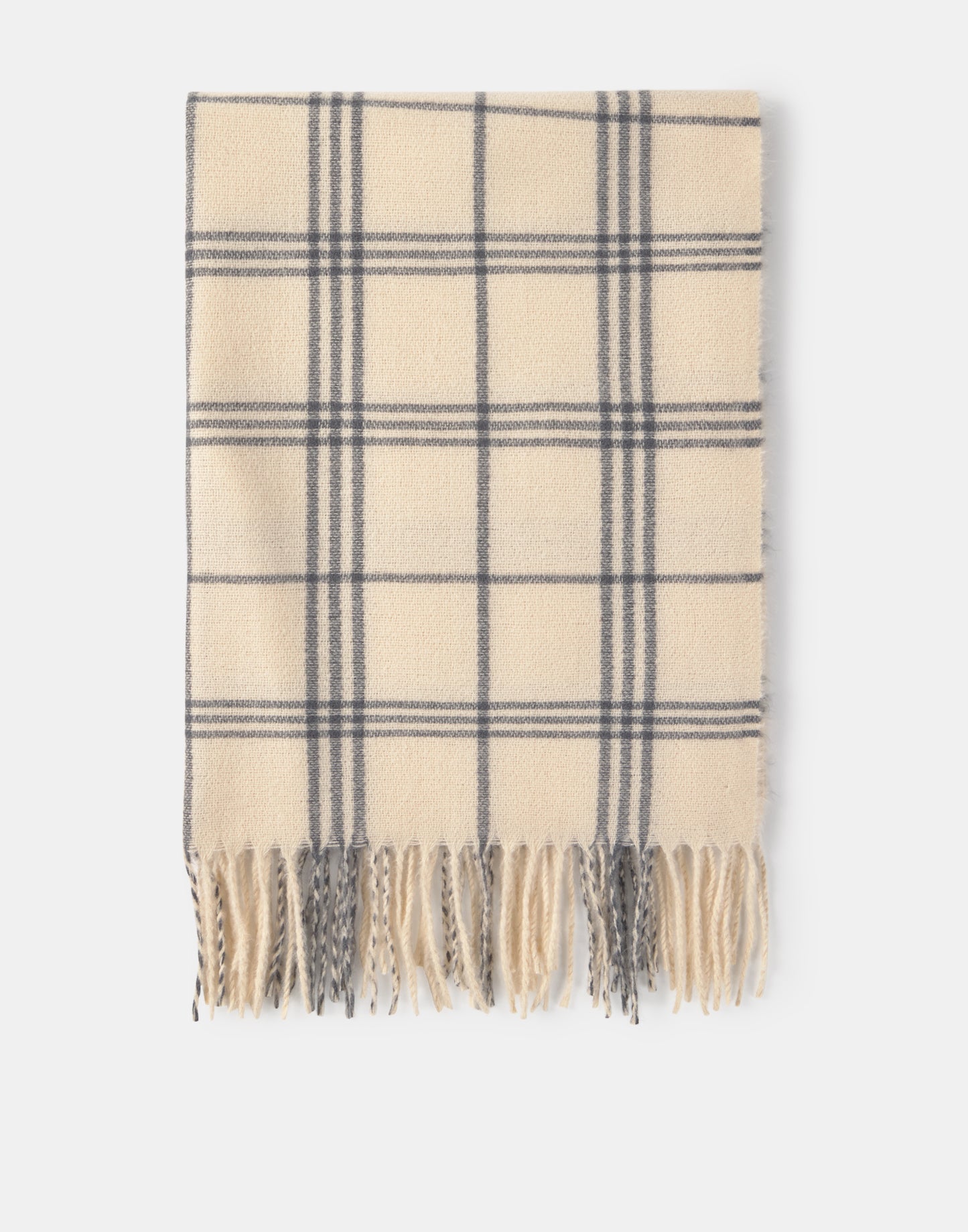 Feiner Schal in Rohweiß