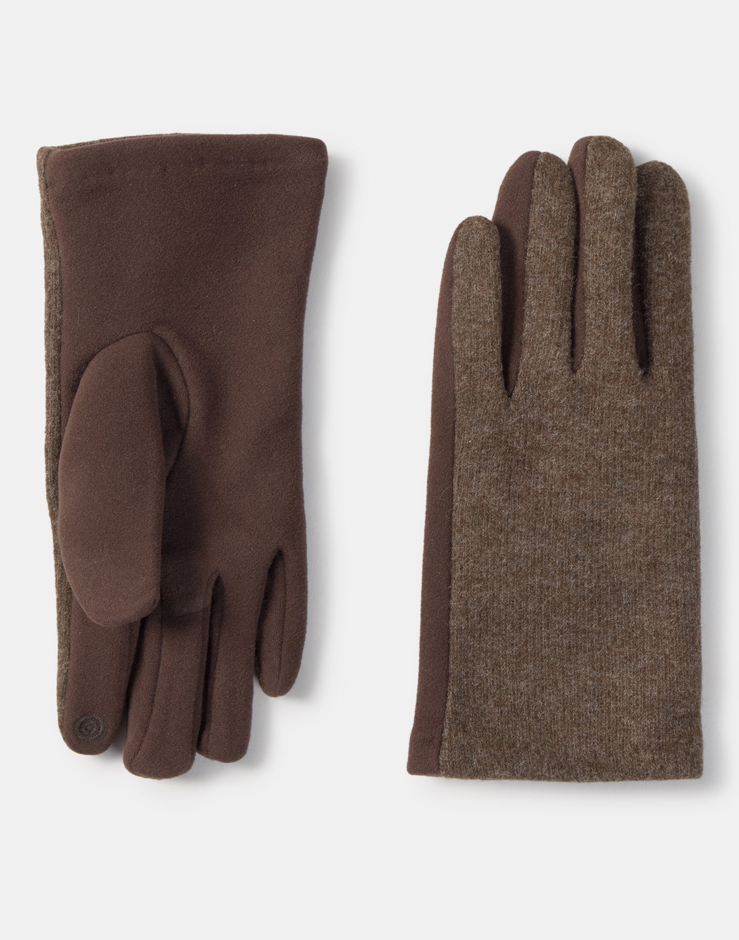 Ribbed touch gloves