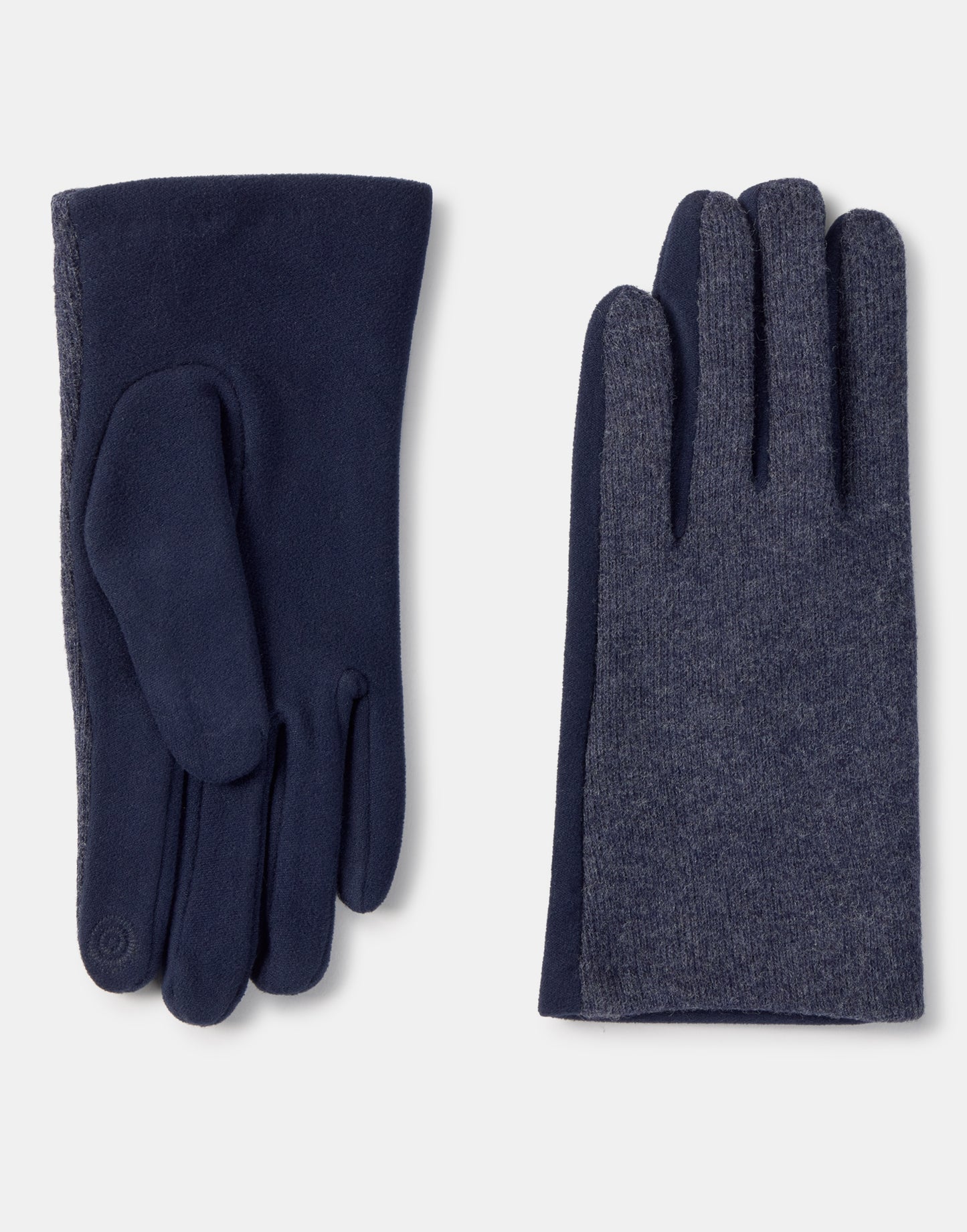 Guante touch combinado canalé hombre