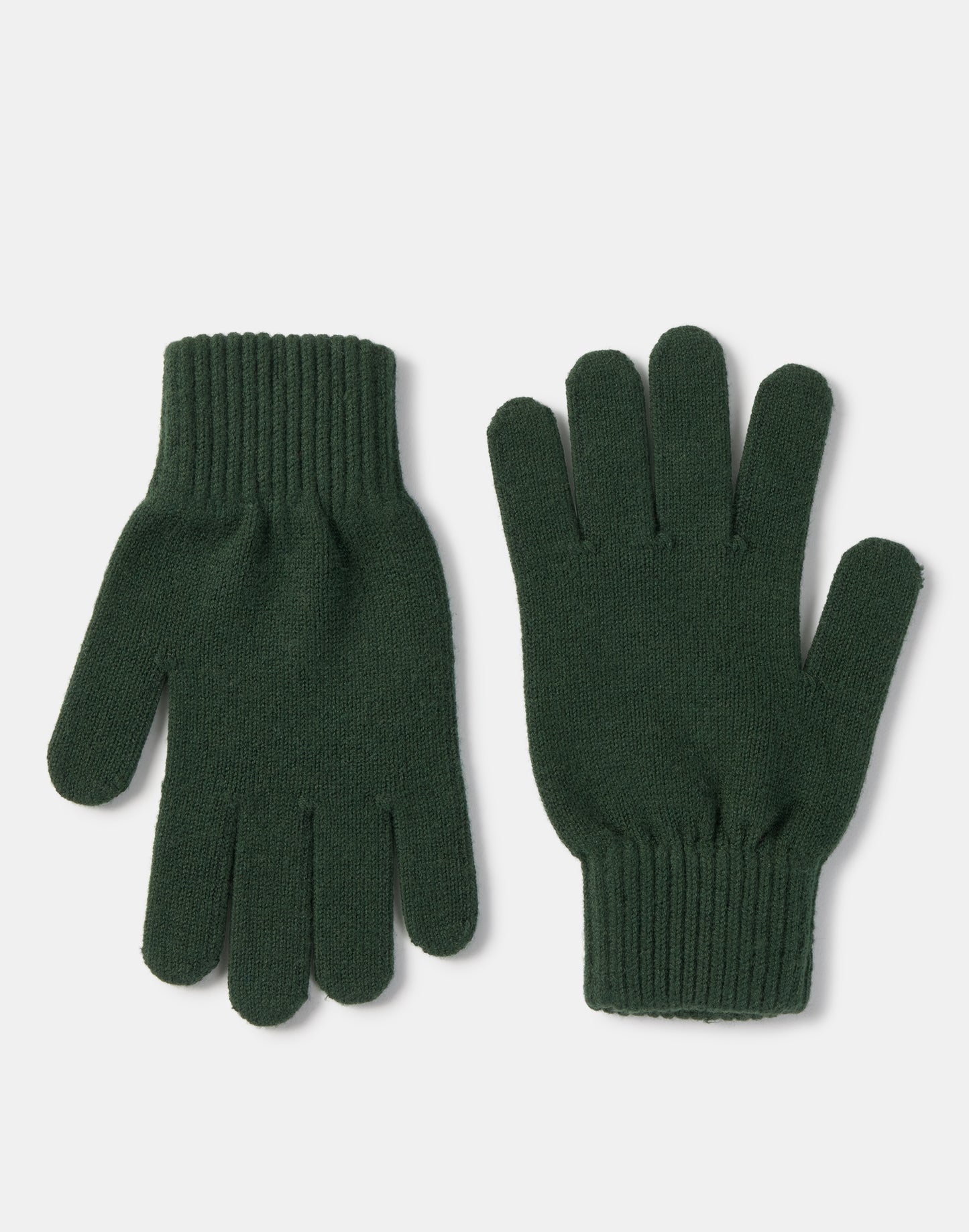 Guantes lisos tricot