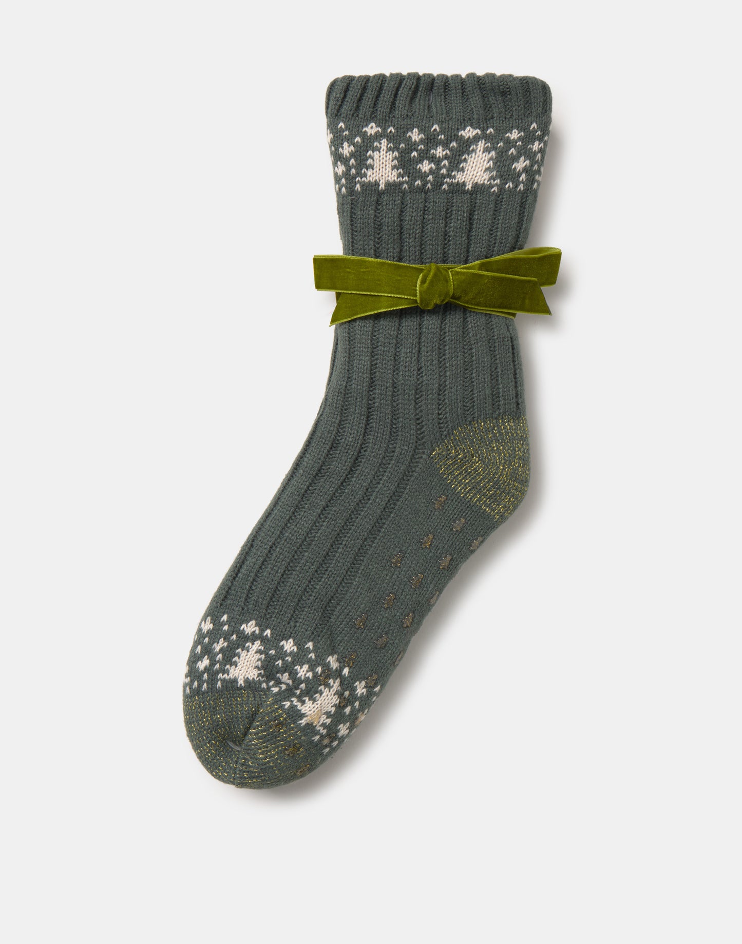 Calcetines árbol Navidad jacquard