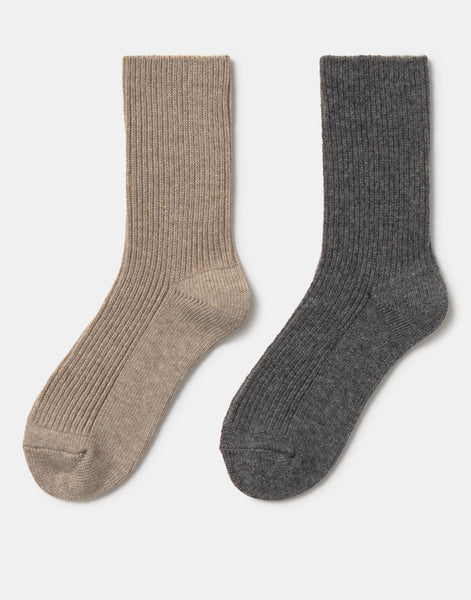 Pack 2 calcetines lana