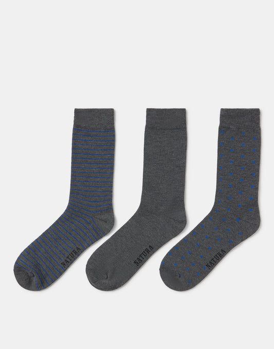 Set 3 calcetines hombre