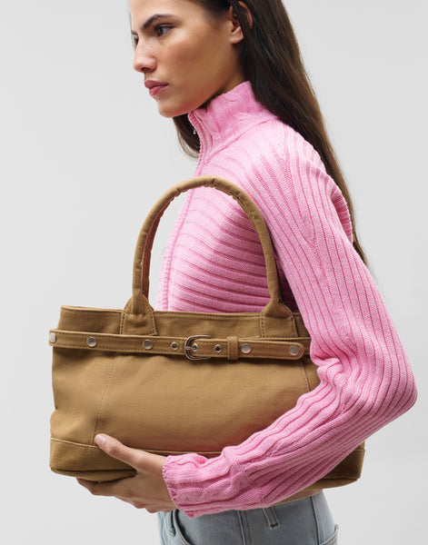 Bolso mini shopper canvas