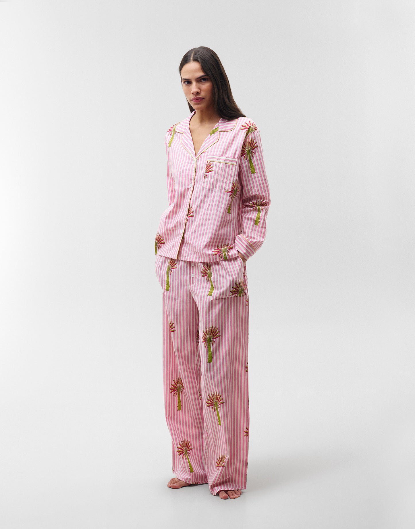 Jaya Palms Pajama Set