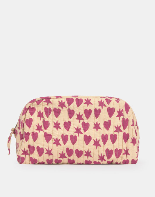 Jaya Hearts Toiletry Bag