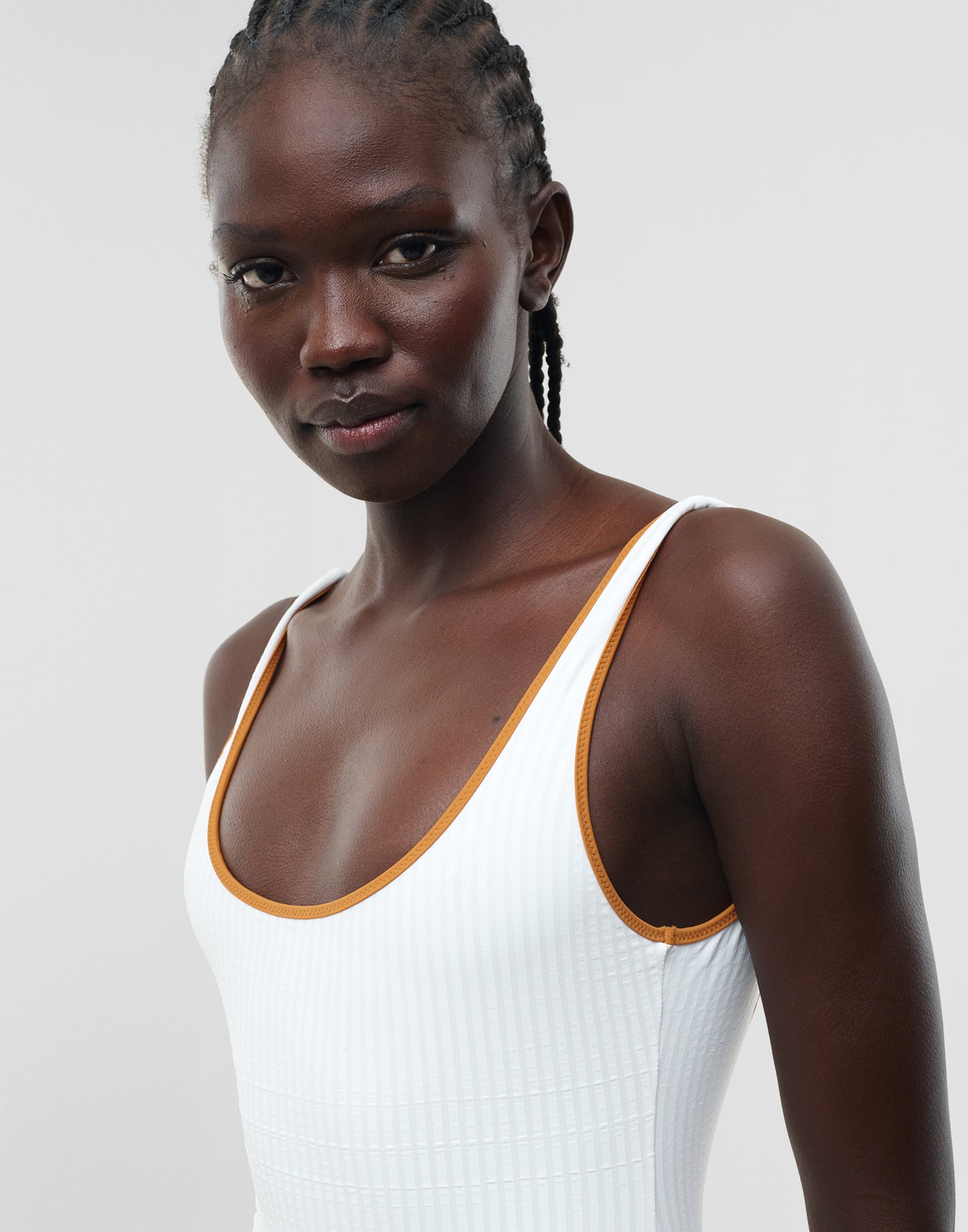 Seersucker-Badeanzug