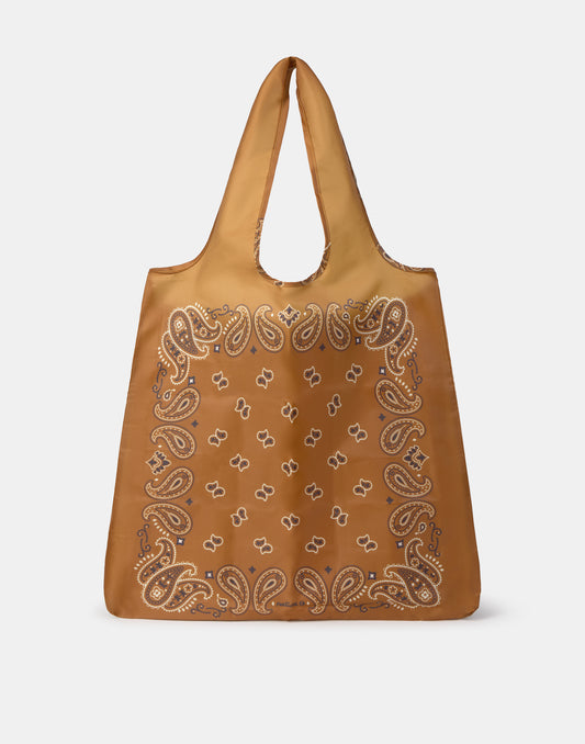 Foldable paisley bag