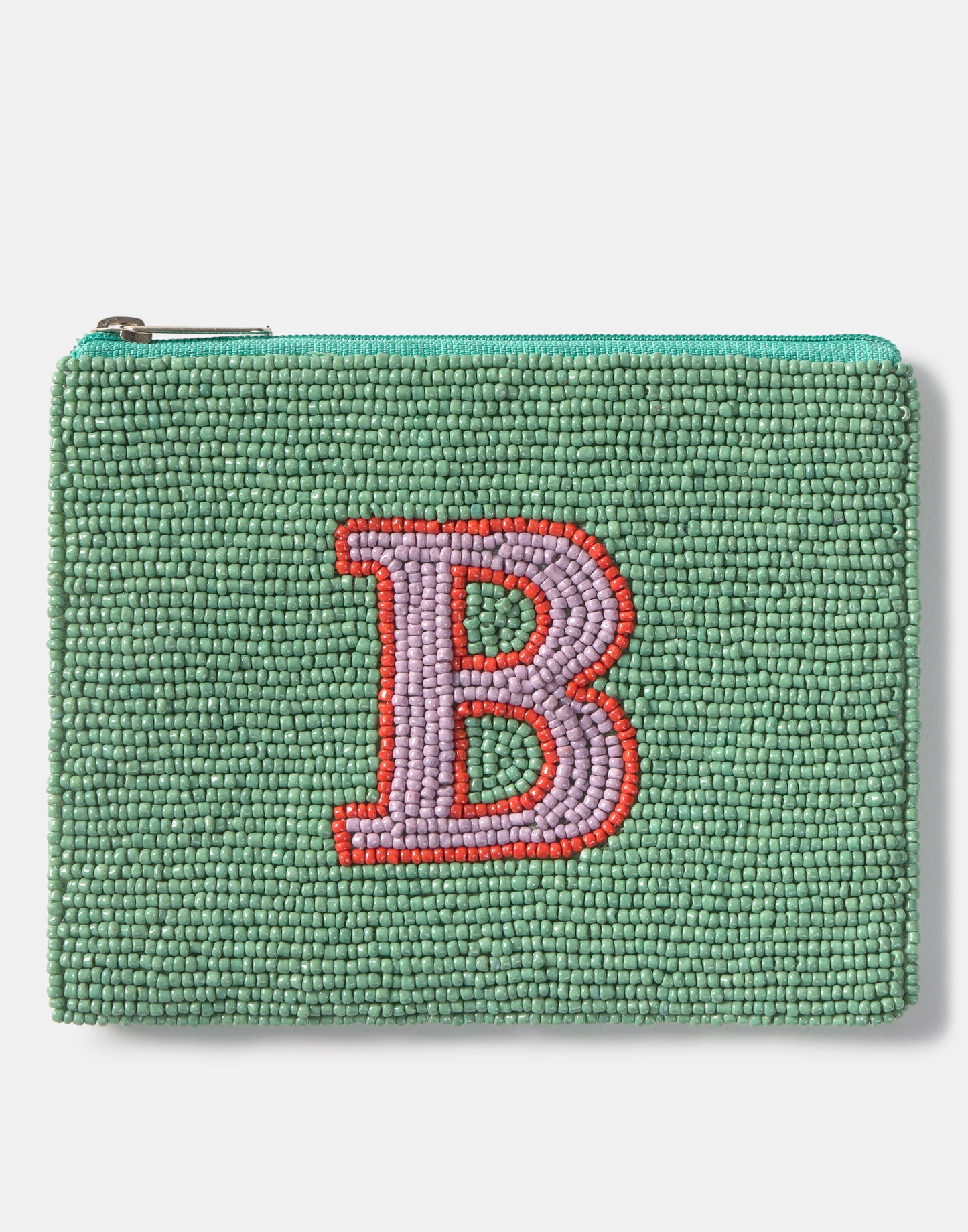 Portamonete con perline Alfabeto