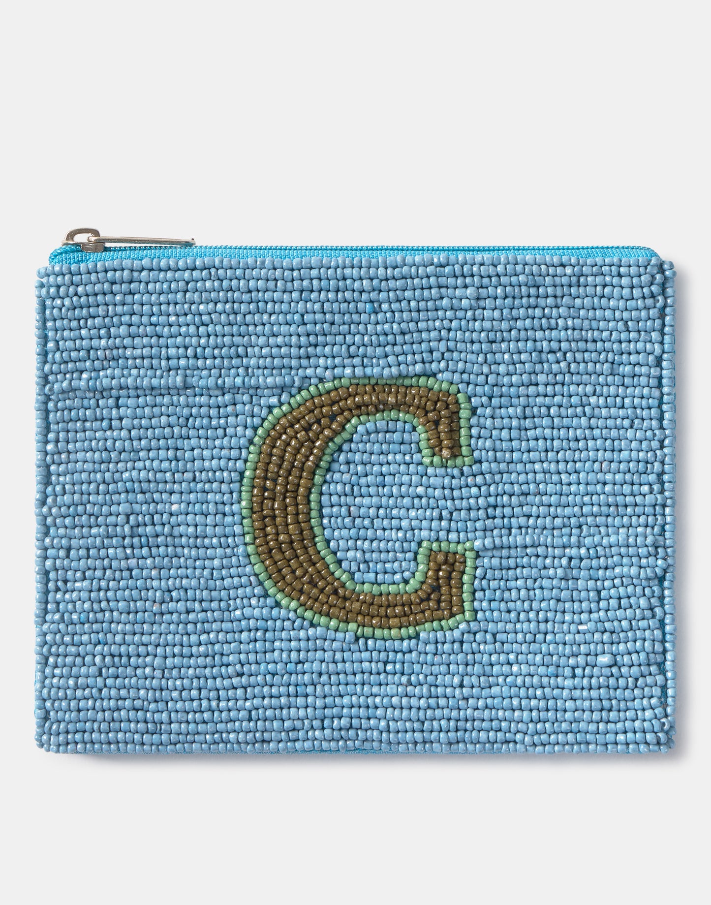 Portamonete con perline Alfabeto