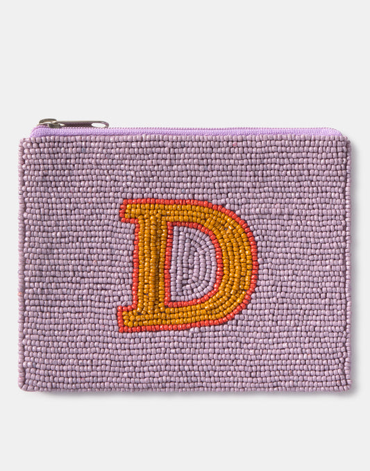 Beaded Alphabet Coin Purse