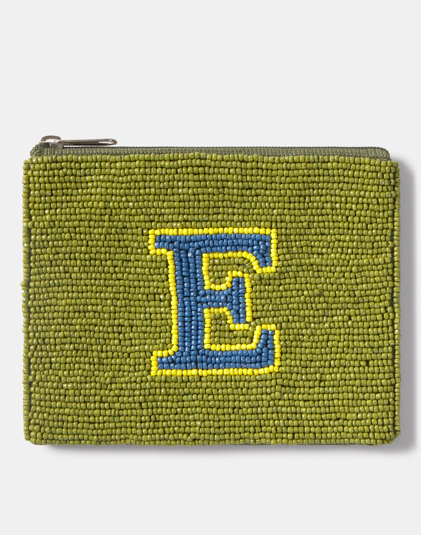 Portamonete con perline Alfabeto