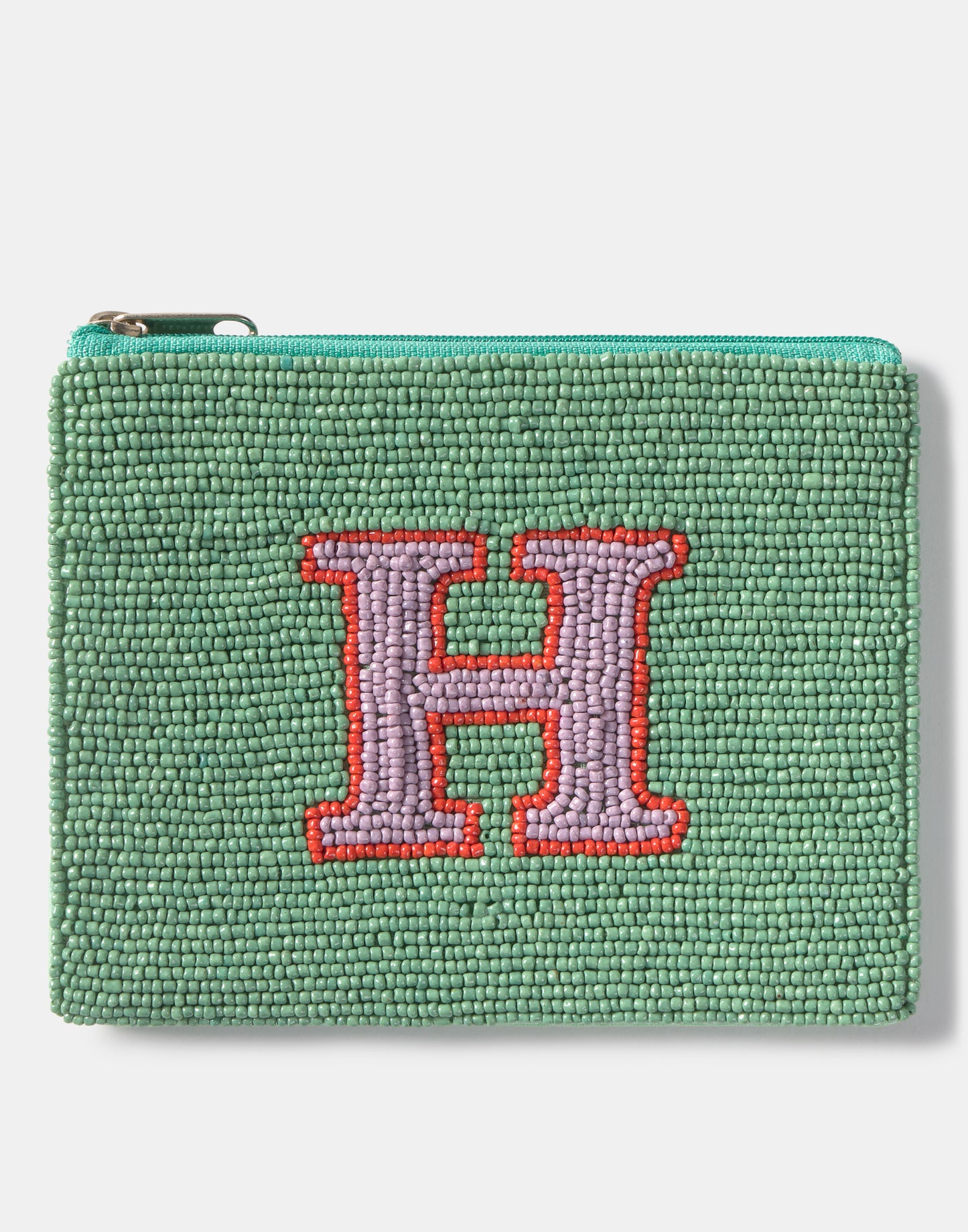 Portamonete con perline Alfabeto