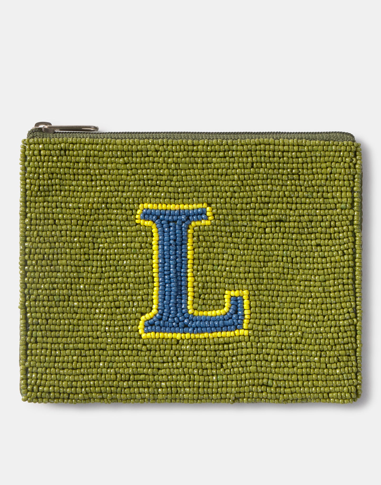 Portamonete con perline Alfabeto