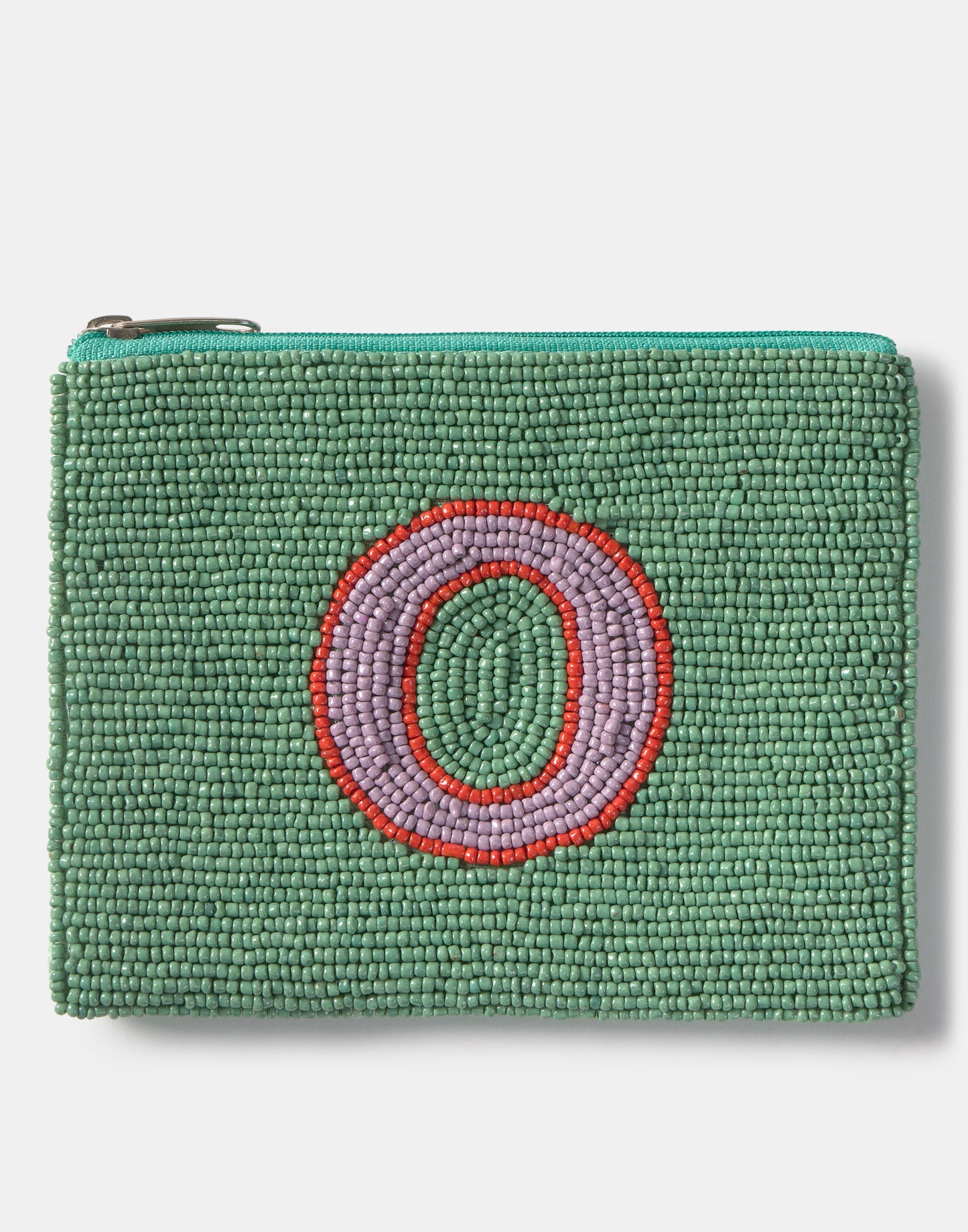 Portamonete con perline Alfabeto