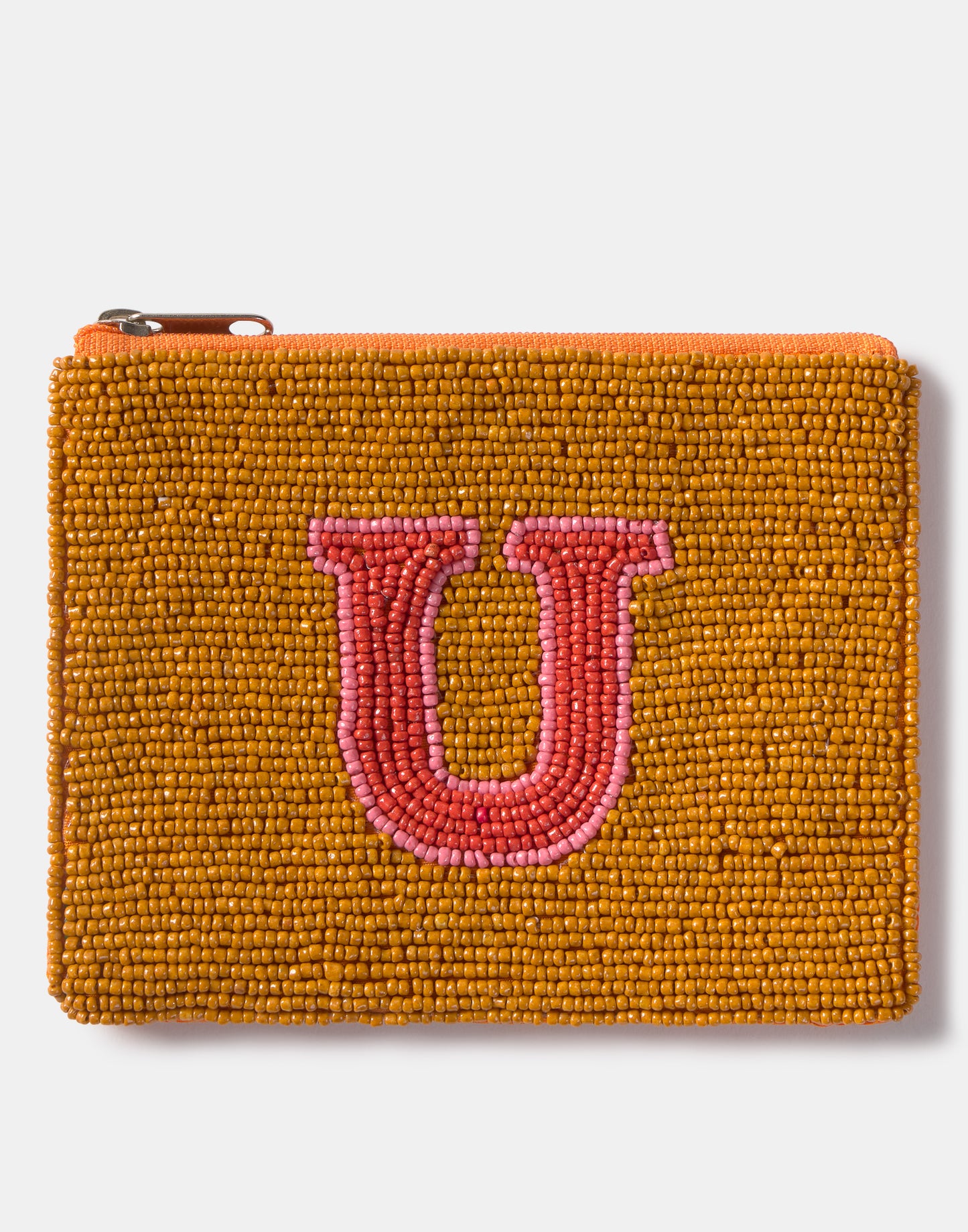 Portamonete con perline Alfabeto