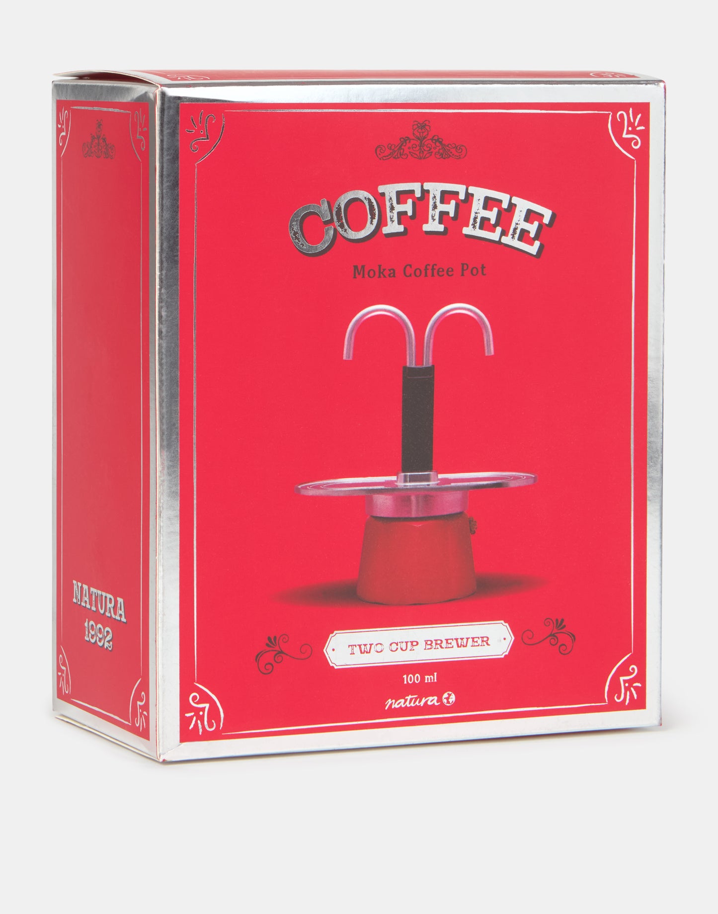 Italienische Kaffeemaschine für zwei