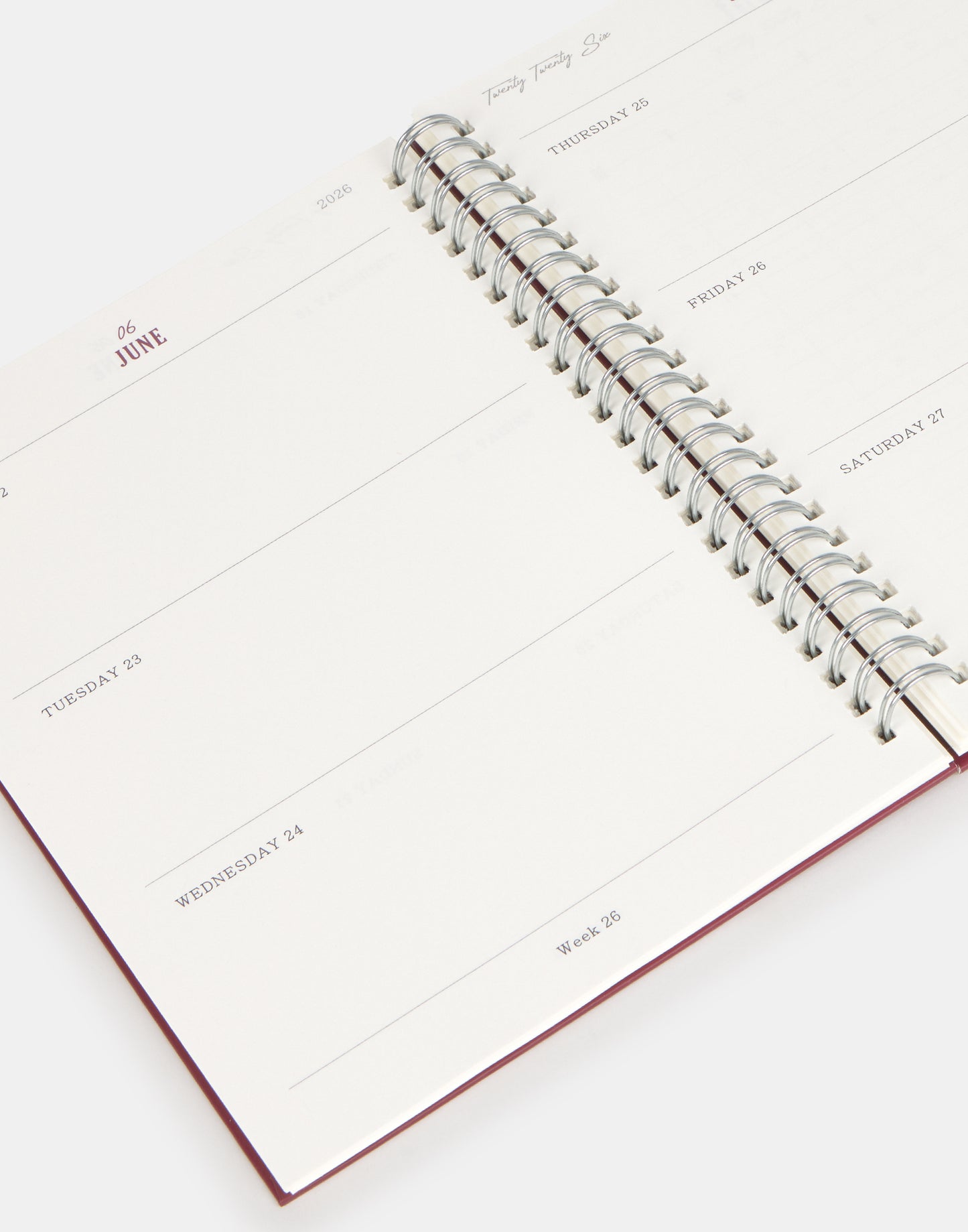 Annual Weekly Planner 2026