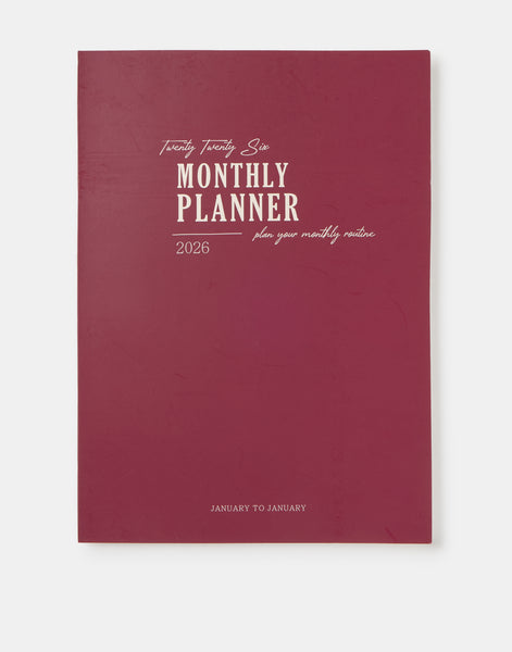 Monthly Desk planner