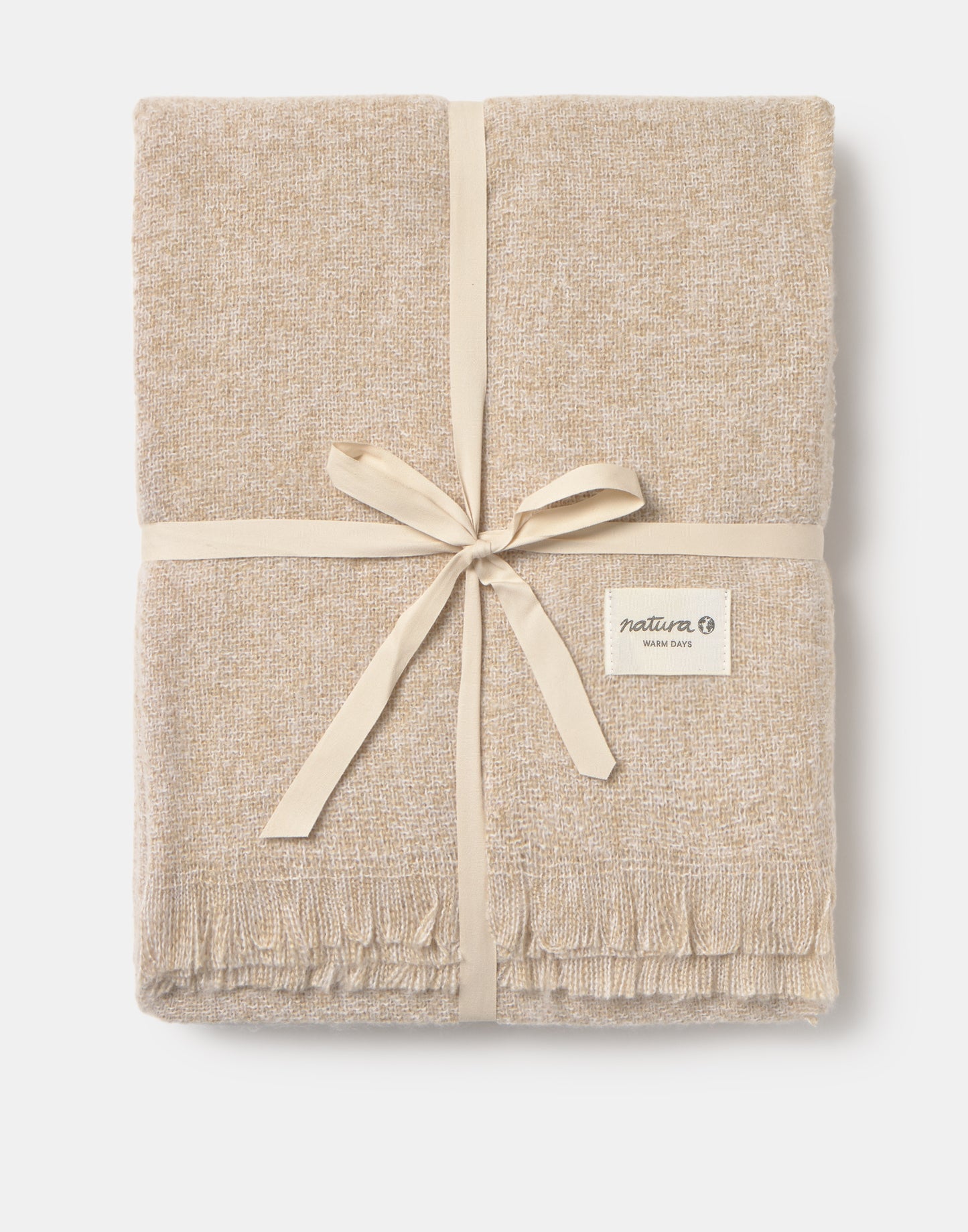 Coperta melange tinta unita