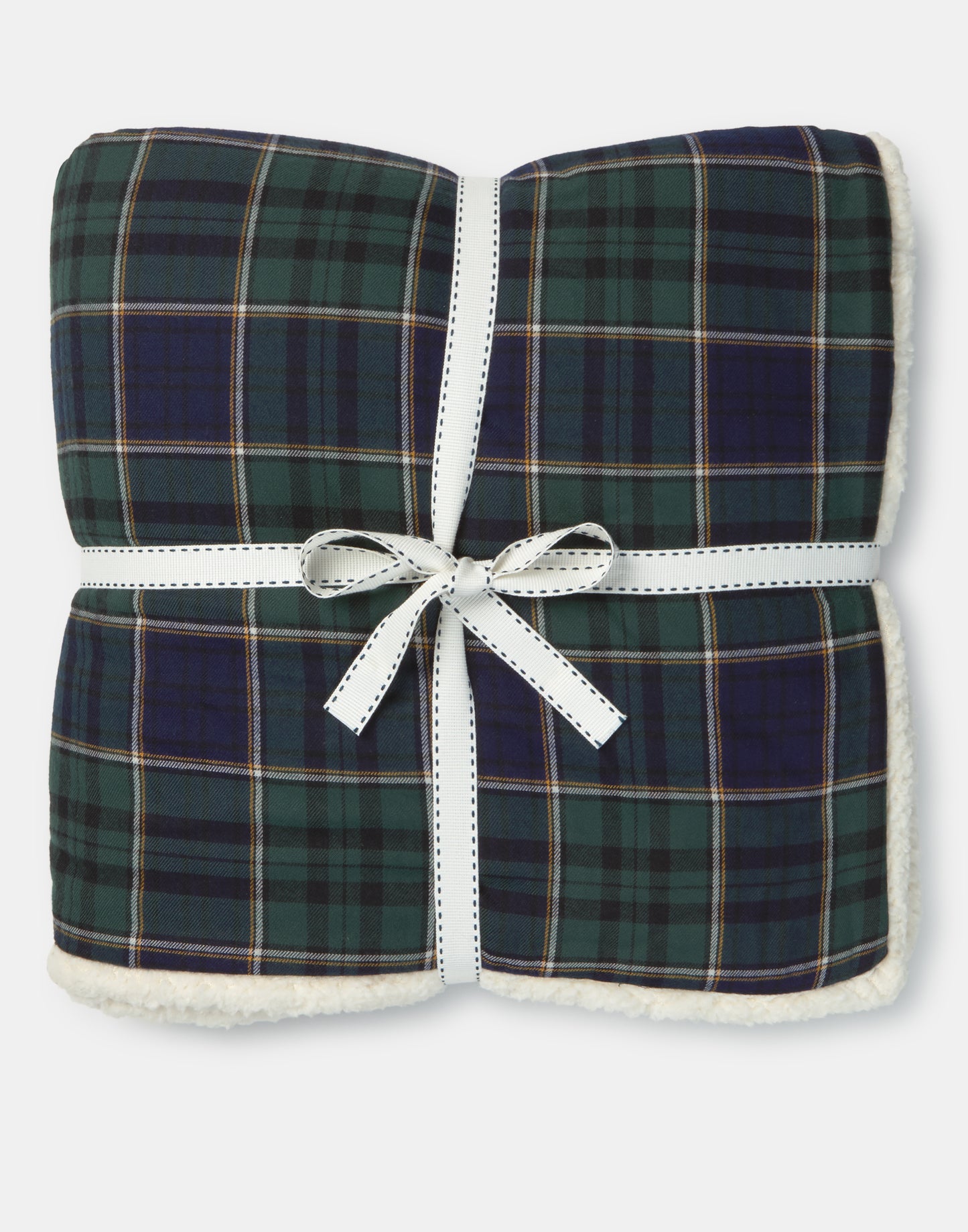 Checked Sherpa Blanket