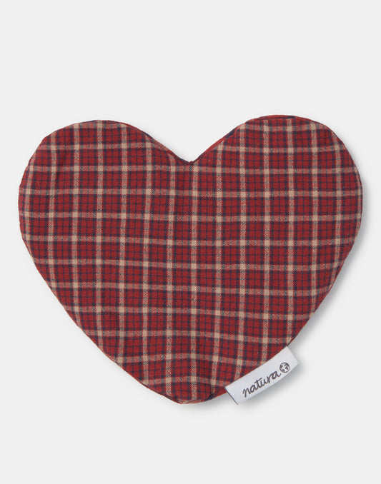 Cojín corazón con turmalina